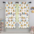 thumbnail image 5 of Funny Window Curtains for Kids Room - 42Wx63H Inch 2 Panels, Rod Pocket Colorful Cartoon Cars Patterns for Boys Bedroom Decor Preschool Classroom Curtains Playroom Living Room Window Drapes, 5 of 5