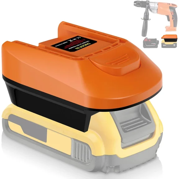 Adapter for Fein 18V Tools for Dewalt 20V Battery to for Fein 18V Cordless Tool