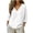 White, variant on Feancey Women's Oversized Linen T-Shirt Breathable Long Sleeve Peasant Tops V Neck Casual Plus Size Gauze Blouse Comfy Boho T Shirts Army Green L