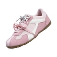 thumbnail image 2 of HTHLVMD Espadrilles à Panneaux en Maille pour Femmes, Chaussures de Marche à Lacets, Chaussures Décontractées Style Rétro, Espadrilles Rétro pour Femmes avec Double Laçage Espadrilles en Maille Roses, Semelle en Caoutchouc, Rose 5.5, 2 of 7