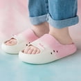 thumbnail image 2 of Godom Kids Slippers Non-Slip House Slippers Cute Soft Slip-On Shoes Kid Cloud Slides, 2 of 6