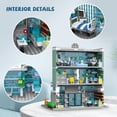 thumbnail image 3 of Set de construcción de juguetes NEWABWN City Hospital con LED 1350 piezas, 3 of 6