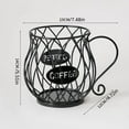 thumbnail image 1 of Elegant European-Style Iron Art Desktop Organizer: Multi-Purpose Storage Rack for Coffee Capsules, Snacks & Candies – Space-Saving Display Shelf with Letter Design, Ideal for Home, Café or Office, 1 of 6