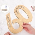 thumbnail image 5 of Lierteer 2024 Birthday Gift Wooden Sign with LED Guest Book Money Gifts Birthday Decora 70, 5 of 7