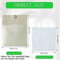 thumbnail image 3 of Lot de 8 Poids pour Rideaux, Sac de Poids pour Rideaux Extérieurs 15oz, Sacs de Sable pour Fond de Rideaux Gazebo avec Clip pour Rideaux Cabane Gazebo Pergola Jardin (Beige), 3 of 5