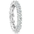 thumbnail image 2 of Pompeii 3Ct Diamond Eternity Wedding Ring Lab Grown Diamonds 14k White Gold (F,VS/SI), 2 of 3