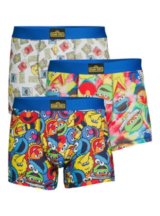 Sesame Street Cookie Monster Men Boxers Multicolour S, 95% Cotton, 5%  Elastane, elastischer Bund : : Fashion