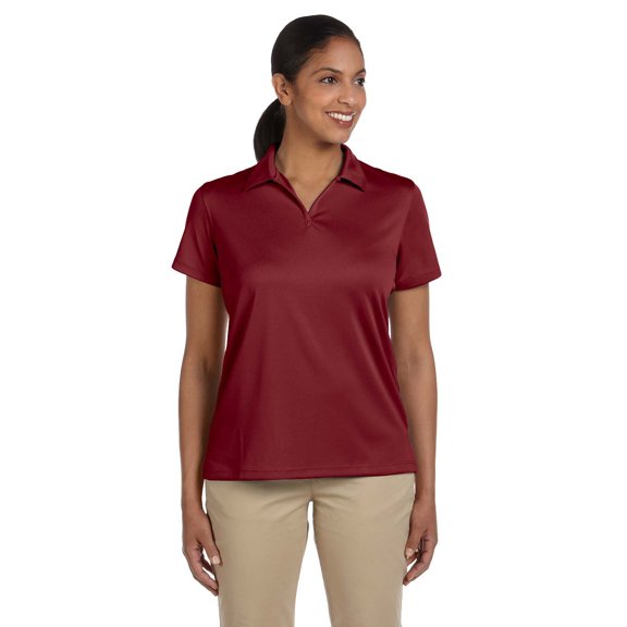 Harriton Ladies' Double Mesh Polo