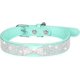 thumbnail image 1 of Uds Collar de gato con diamantes Collar de cuero para mascotas con diamantes de imitación para cachorros, 1 of 5