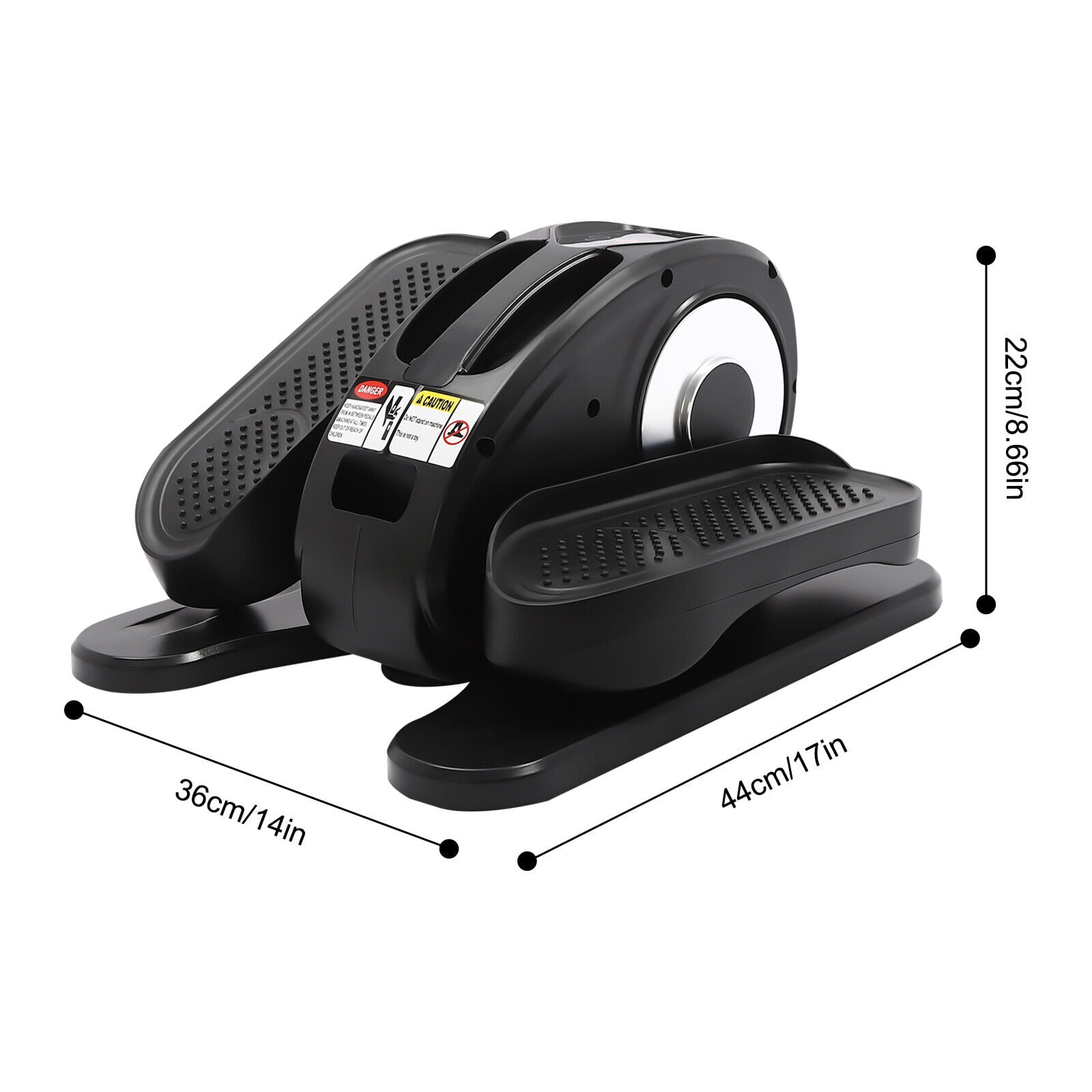 Electric Ellipse Leg Exerciser with Remote Control, Under Desk Elliptical Machine, Seated Pedal Exerciser for Home