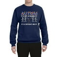 thumbnail image 3 of Autism Is Not A Disablity Itâ€™s A Different Abilty | Autism Awareness Dabbing Skeleton Inspirational Christian Unisex Crewneck Graphic Sweatshirt, Navy, Medium, 3 of 5