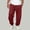 Wine, variant on Men's Baggy Sweatpants Lightweight Fleece Wide Leg Drawstring Sweat Pants,Casual Lounge Joggers with Pockets Slacks Size 2XL Gray