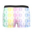thumbnail image 4 of Mens Boxer Briefs Men's Easter Print Briefs Breathable Everyday Underwear Soft Waistband Comfort Fit Fabric White M, 4 of 5