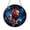 Acrylic 3.5 Inch, variant on Leo Zodiac Stained Glass Suncatcher with Lion Symbol Design, Circular Window Hanging Celestial Decor
