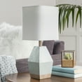 thumbnail image 5 of Livabliss Pimm Modern Accent Table Lamp, 17-inch, Aqua with White Shade, 5 of 5