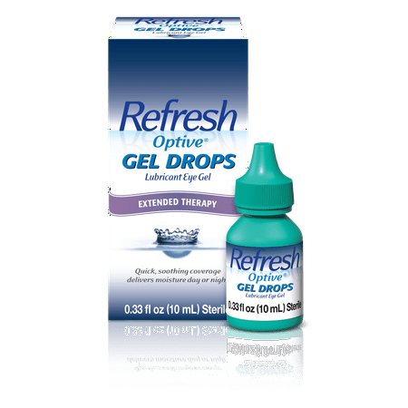 Refresh Optive® Gel Drops Lubricant Eye Gel, 0.33 fl (Best Eye Lubricant For Contacts)