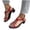 Red, variant on Fnooota Womens Heeled Sandals, Party Open Toe Ankle Strap Non-slip Summer Shoes White Size 7