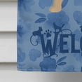 thumbnail image 4 of Miniature Fox Terrier Welcome Flag Canvas House Size, 4 of 4