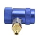 thumbnail image 1 of Acoplador de aire acondicionado Conector rápido de flúor A/C de latón para remolques, vehículos recreativos, automóviles, vehículos comerciales, 1 of 8