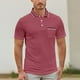 thumbnail image 2 of Camisa de manga corta entallada para hombre: con cuello, poliéster, primavera/verano, pantalones/pantalones cortos a juego, tallas S-XXL (busto 104-123 cm), 2 of 5