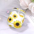 thumbnail image 2 of Compatible avec Étui de Protection Mignonne pour Airpods 2 & 1, Motif Inaltérable Antichoc Étui Rigide avec Porte-Clés Portable pour Filles Femmes Hommes-Tournesol, 2 of 7