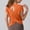 X-Orange, variant on Babysbule Women's Solid Color Short Sleeve Workout Top Back Cutout Cross Back Quick Dry Yoga T-Shirt Athletic Activewear for Gym Running