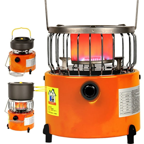Mini Heating Cooking Ice Fishing Heater Outdoor Stove Liquefied Gas Heater Oven Outdoor Heater, adult unisex
