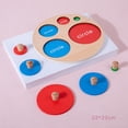 thumbnail image 1 of Rompecabezas de Paneles de Formas Geométricas, Juguetes de Aprendizaje, Clasificación , Juguetes Apilables para Bebés Y Niñas B Yotijar Placa de forma geométrica, 1 of 7