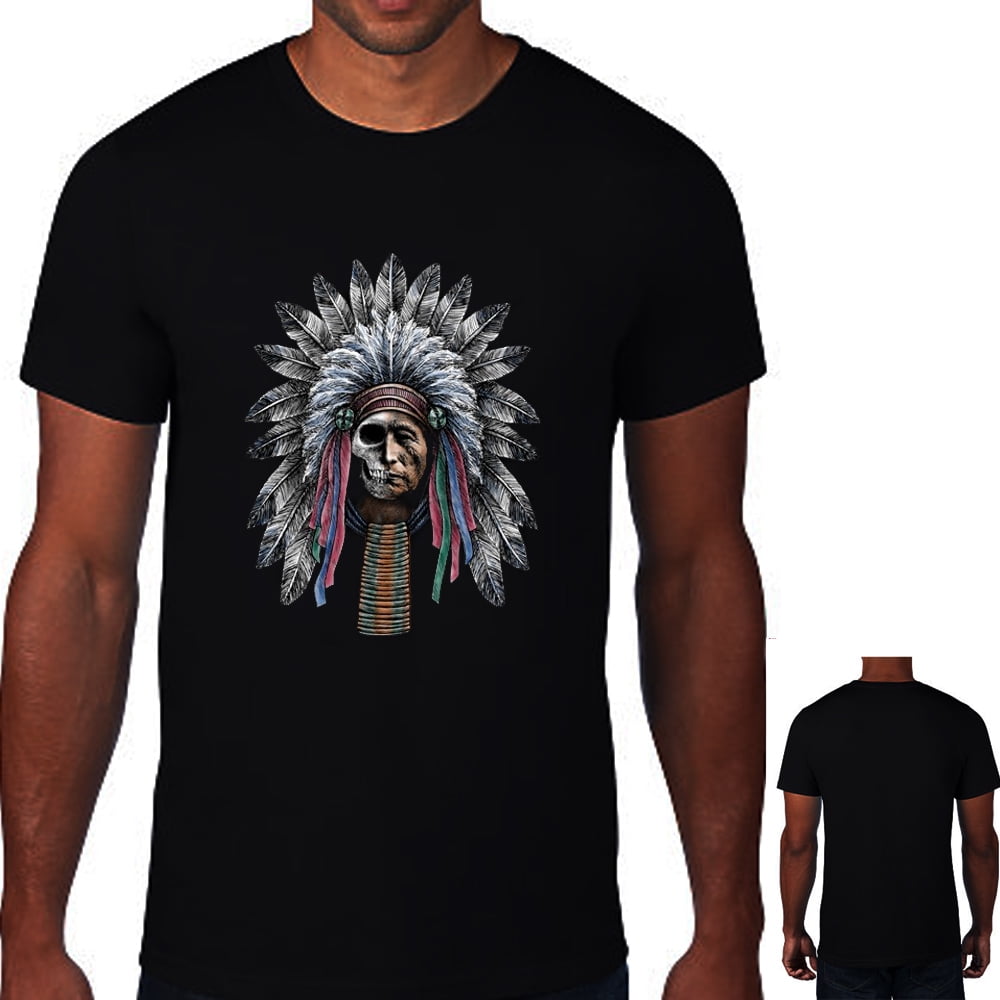 AllTopBargains - Mens T-Shirt Indian Native American TEE ...