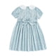 thumbnail image 2 of Vestido Curipeer para niñas pequeñas, verano, floral, azul, 2T, 2 of 6