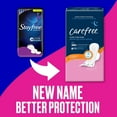 thumbnail image 4 of CAREFREE® Ultra Thin Pads, Overnight With Wings, 28ct, 4 of 9