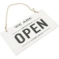 thumbnail image 4 of Raindrops Doublesided Wooden Door Sign Open Closed Sign Modern Decoration For Business Door, 4 of 8