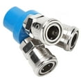 thumbnail image 2 of 1/4" C Type Pneumatic Quick Fitting Air Pump Air Compressor Connector (3 Way), 2 of 9