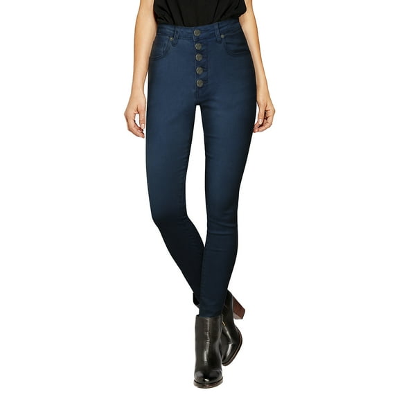 Hybrid & Company Super Comfy High-Waisted Stretch Women 5 Button Jeans