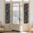 thumbnail image 2 of Sun Blocking Glass Window Film, Black White Stripes Window Privacy Film Frosted, Modern Abstract Art Geometric Reusable Windows Privacy Sticker for Home Decor, Nursery, 23.6 x 78.7 Inches, 2 of 9
