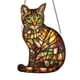 thumbnail image 5 of Colgante Gato Acrílico Decorativo Colgante Ventana Adorno para Pared Jardín Arte Acrílica Colorida Función de Reflejo Luminoso Adecuada Par, 5 of 9