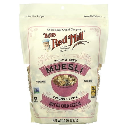 EUROPEAN STYLE FRUIT & SEED MUESLI HOT OR COLD CEREAL