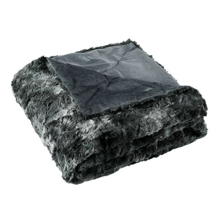 60x80 Super Plush Throw (LANGRIA Luxury Super Soft Faux Fur Fleece Throw Blanket Cozy Warm Breathable Lightweight and Machine Washable Dyed Fabric for Winter, Decorative Furry Throw for Couch Bed)