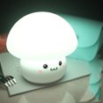 thumbnail image 4 of Luz creativa de la noche de la nube de la seta del silicón de la cabecera de la inducción del LED, 4 of 5