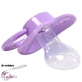 thumbnail image 6 of CutiePlusU Adult Sized Pacifier Dummy for Adult Babies-Large Shield 3 Pack - Purple, Light Green, White, 6 of 6
