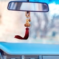 thumbnail image 6 of jiaping Lotus Beaded Car Pendant Small Figurine Wooden Sculpture Decorative Car Ornament Style D, 6 of 9