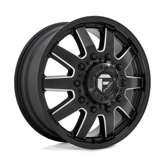 Fuel 1PC Cast Aluminum Rim D538 20X8.25 10X225 MT-BLK-MIL 105MM, D5382082A9