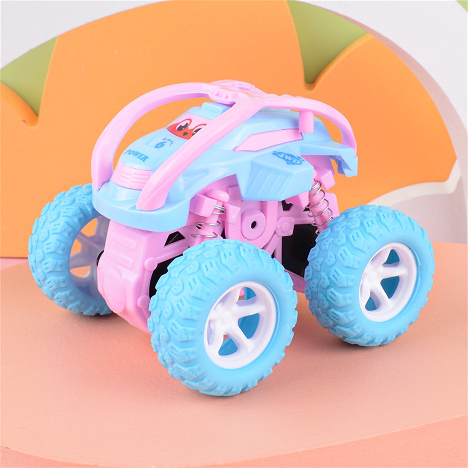 HIMIWAY Toys Friction Powered Toy Cars Push and Go Vehicles Engineering