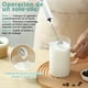 thumbnail image 5 of Espumador de Leche Eléctrico, Mini Máquina de Espuma de Mano, Recargable por USB de 3 Velocidades, Mezcladora de Bebidas con 2 Batidores para Café a Prueba de Balas, Capuchino, Matcha, Chocolate Calie, 5 of 5