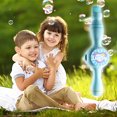 thumbnail image 7 of Bubble Machine Magic Wand, DELESYS Childhood Machine Elastic Stick Charging Set+3 Special Liquid+3 Atomizing Tool+2 Gloves 210ml, 7 of 7