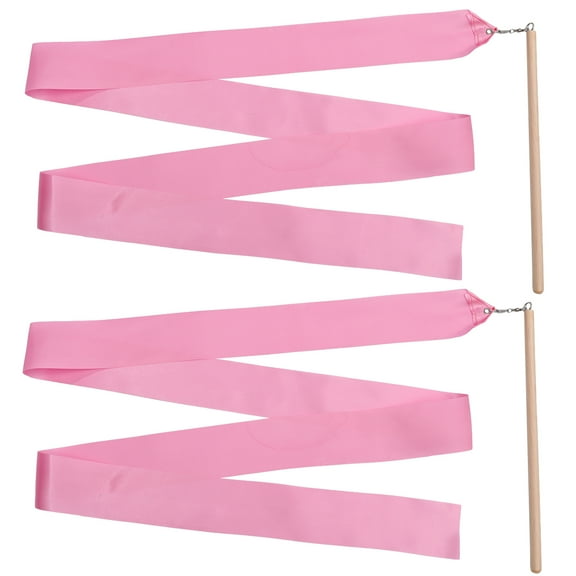 Ribbon Dancing Dance Streamers Ribbons Kids Gymnastics Rhythmic Silk Streamer Worship Wand Twirling  Flags Silks