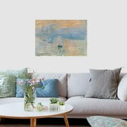 Monet 5D Diamond Painting Kits, Full Drill Famous Diamond Paintings Collection for Home Wall Decor DIY, 12x16in (Impression Sunrise)