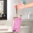 thumbnail image 4 of Bolsa de maquillaje transparente portátil para baño, vacaciones y organización, 4 of 5
