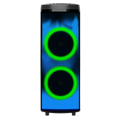 UPC: 0639131270121 | Supersonic 2 x 12” Bluetooth Speaker with Light Show – Black