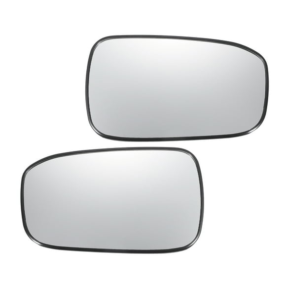 Unique Bargains 1 Pcs Pair Left Right Rearview Mirror Glass Replacement Non-heated White Glass with Back Fit for Honda Accord